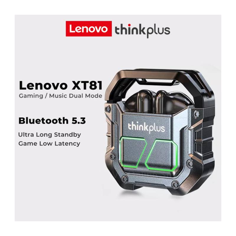 Audifonos Lenovo XT81 Plateado Gamer Bluetooth 5.3