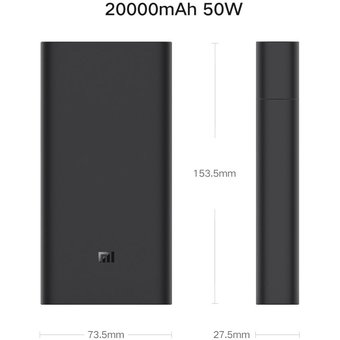 Xiaomi Mi 50W Power Bank 20000Mah Bateria Portatil