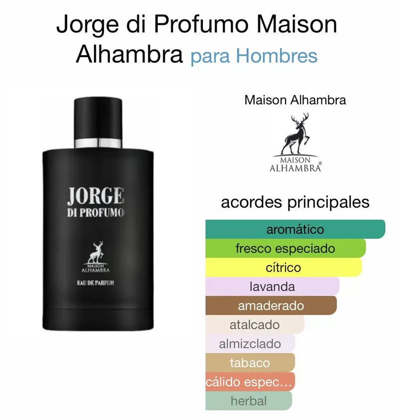 MAISON ALHAMBRA JORGE DI PROFUMO EDP 100ML