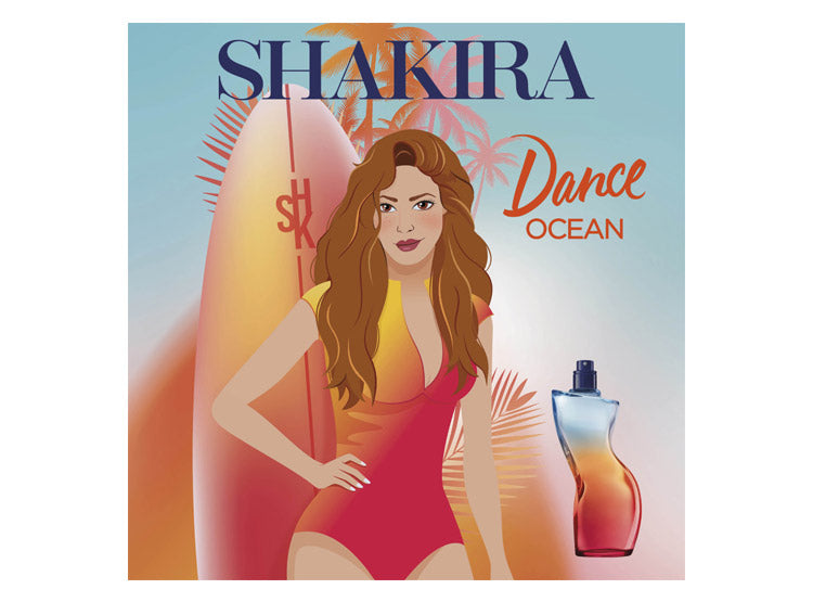 Shakira Dance Ocean Edt 80ml Mujer