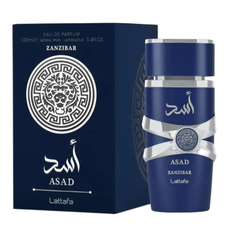 Lattafa Asad Edp 100ml + Asad Zanzibar Edp 100ml Set Hombre