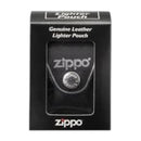 Estuche Zippo LPLBK Black Leather Lighter Pouch with Loop