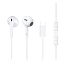 Audífonos Con Cable Y Micrófono Qcy Lh1 Tipo C Blanco