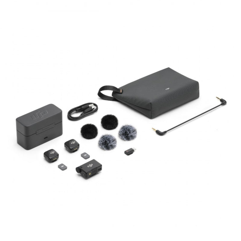 Micrófono DJI Mic Mini 2 Transm + Receptor y Estuche de Carga