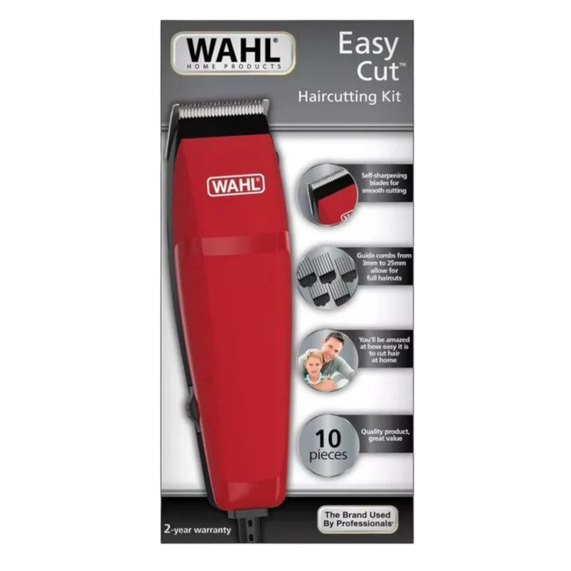 Maquina Cortapelo Wahl Home Easy Cut Roja Con Cable