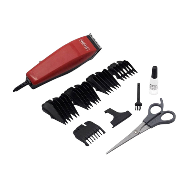Maquina Cortapelo Wahl Home Easy Cut Roja Con Cable