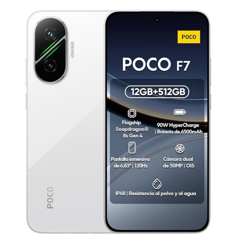 Xiaomi Poco F7 5g 512Gb Blanco 12Gb Ram