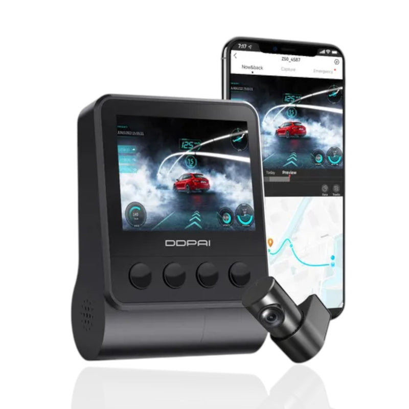 Camara DDPai Z50 Frontal y Trasera GPS