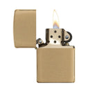 Encendedor Zippo 168 Armor Brushed Brass Dorado