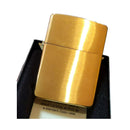 Encendedor Zippo 168 Armor Brushed Brass Dorado