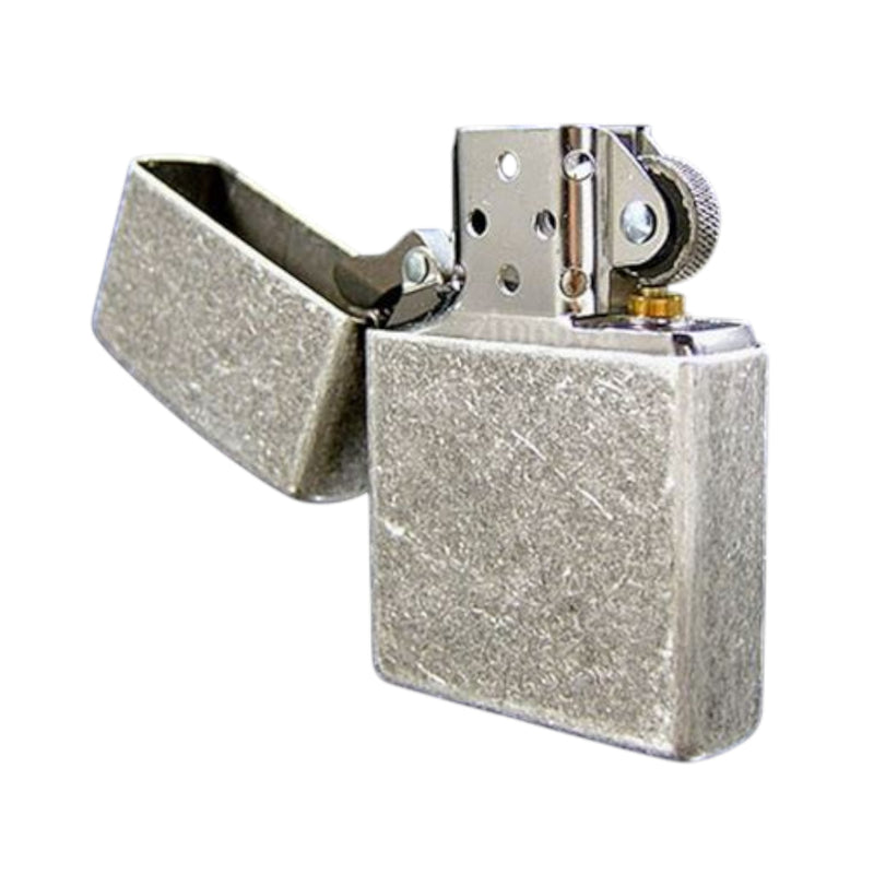 Encendedor Zippo 121FB Classic Antique Silver Plate
