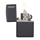 Encendedor Zippo 218ZL Classic Black Matte with Zippo Logo