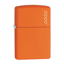 Encendedor Zippo 231ZL Classic Orange Matte with Zippo Logo