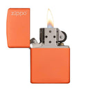 Encendedor Zippo 231ZL Classic Orange Matte with Zippo Logo