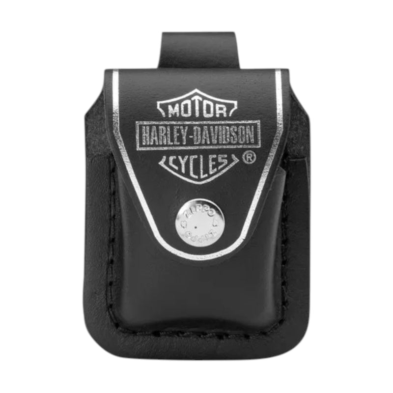 Estuche Zippo HDPBK Harley-Davidson Black Leather