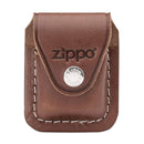 Estuche Zippo LPCB Brown Leather Lighter Pouch with Clip