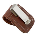 Estuche Zippo LPCB Brown Leather Lighter Pouch with Clip