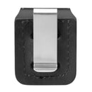 Estuche Zippo LPCBK Black Leather Lighter Pouch with Clip