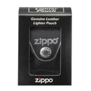 Estuche Zippo LPCBK Black Leather Lighter Pouch with Clip