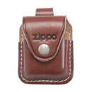 Estuche Zippo LPLB Brown Leather Lighter Pouch with Loop