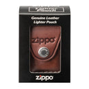 Estuche Zippo LPLB Brown Leather Lighter Pouch with Loop