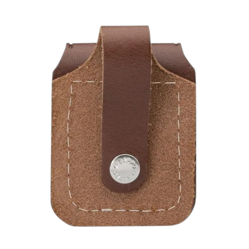 Estuche Zippo LPLB Brown Leather Lighter Pouch with Loop