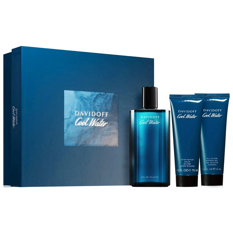 Davidoff Cool Water Men Set Edt 125ml + AS 75ml + SG 75ml