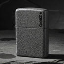 Encendedor Zippo 211ZL Iron Stone with Zippo Logo