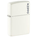 Encendedor Zippo 214ZL Classic White Matte with Zippo Logo