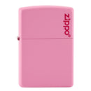 Encendedor Zippo 238ZL Classic Pink Matte with Zippo Logo