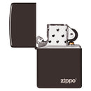 Encendedor Zippo 24756ZL Classic High Polish Black with Zippo Logo