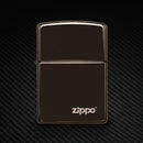 Encendedor Zippo 24756ZL Classic High Polish Black with Zippo Logo