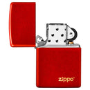Encendedor Zippo 49475ZL Classic Metalic Red with Zippo Logo