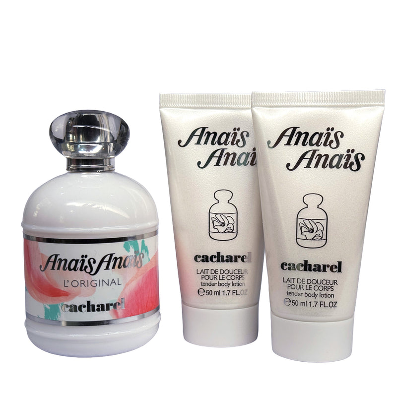 Cacharel Anais Anais Edt 100ml + Bl 50ml + Bl 50ml