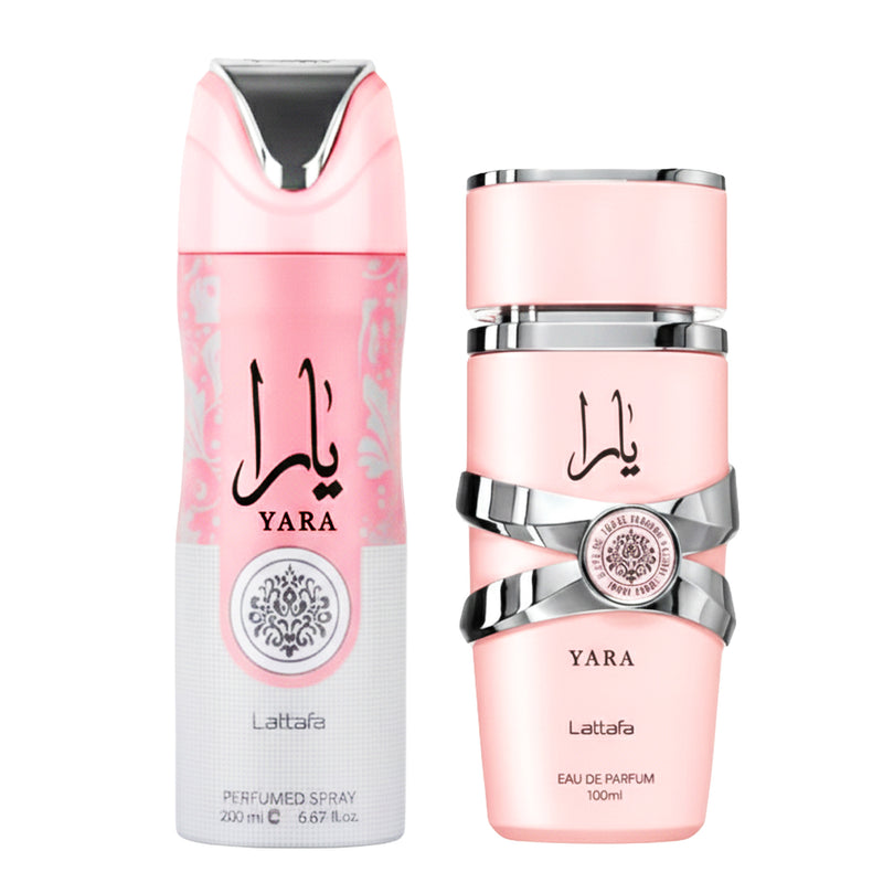 Lattafa Yara Set Edp 100ml + Deo 200ml Mujer