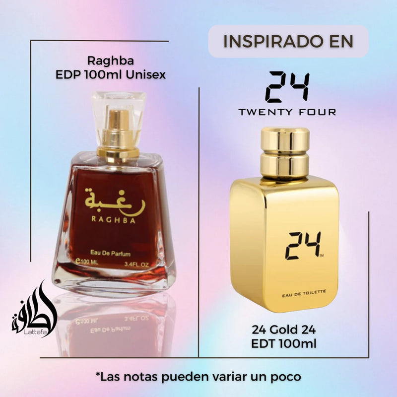 Lattafa Raghba Set Edp 100ml + Deo 50ml