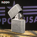 Encendedor Zippo 121FB Classic Antique Silver Plate