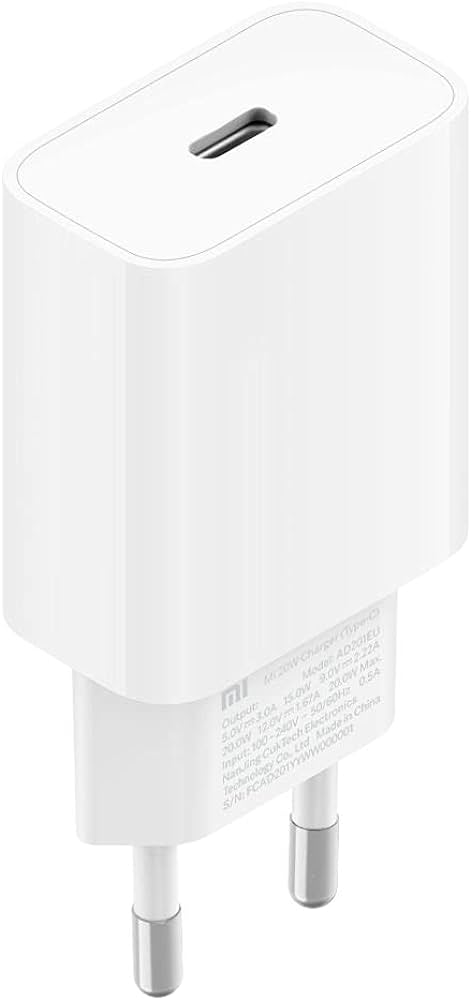 Adaptador Xiaomi Mi 20W charger (Type-C)  EU