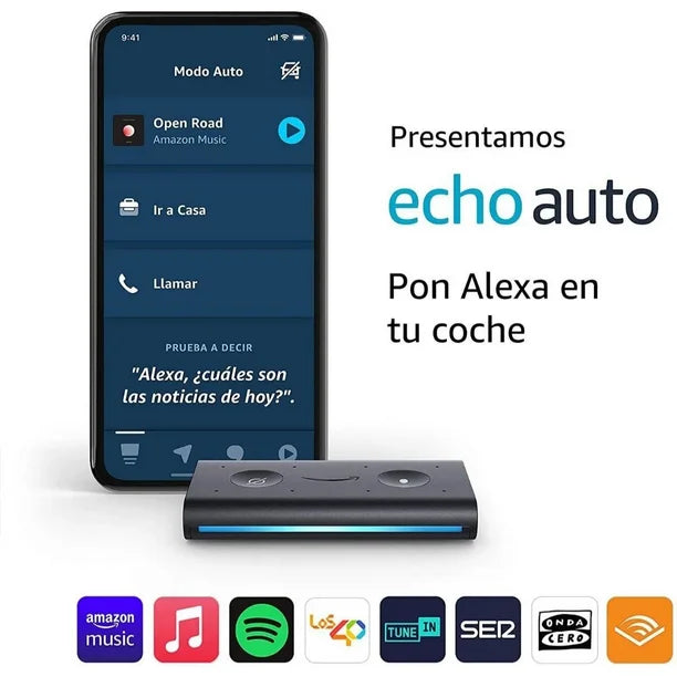 Amazon Echo Auto Asistente Virtual Alexa