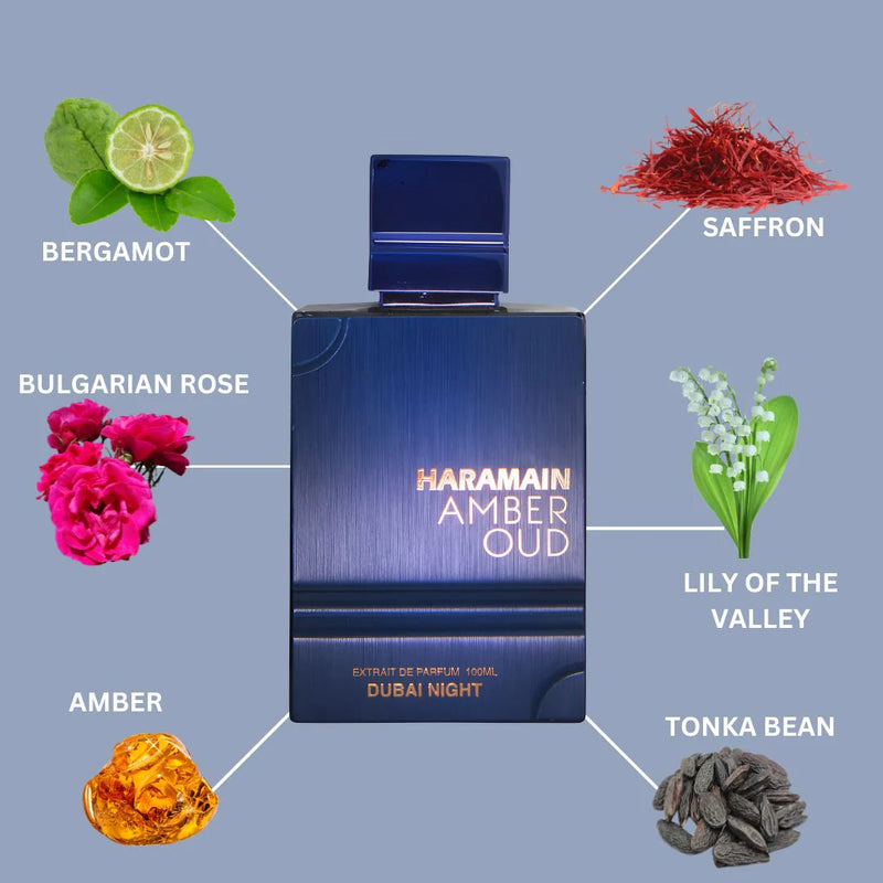 Al Haramain Amber Oud Dubai Night Extrait Parfum 100ml Unisex