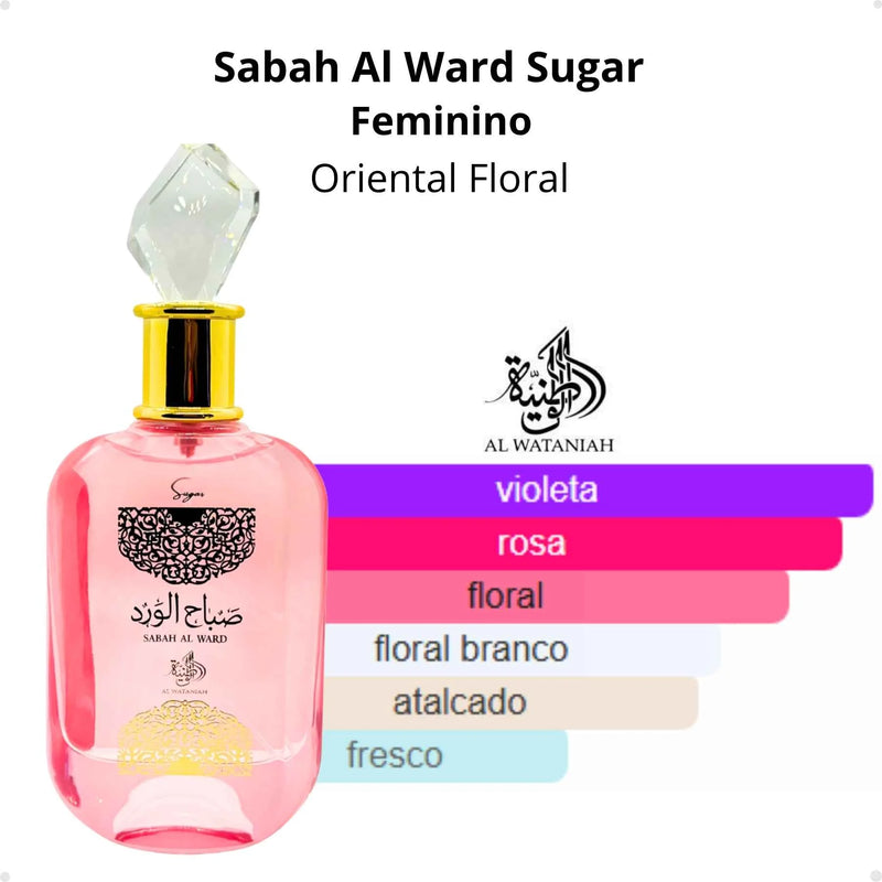 Al Wataniah Sabah Al Ward Sugar Edp 100ml Mujer