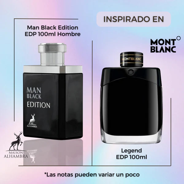 Maison Alhambra Black Edition Edp 100ml Hombre