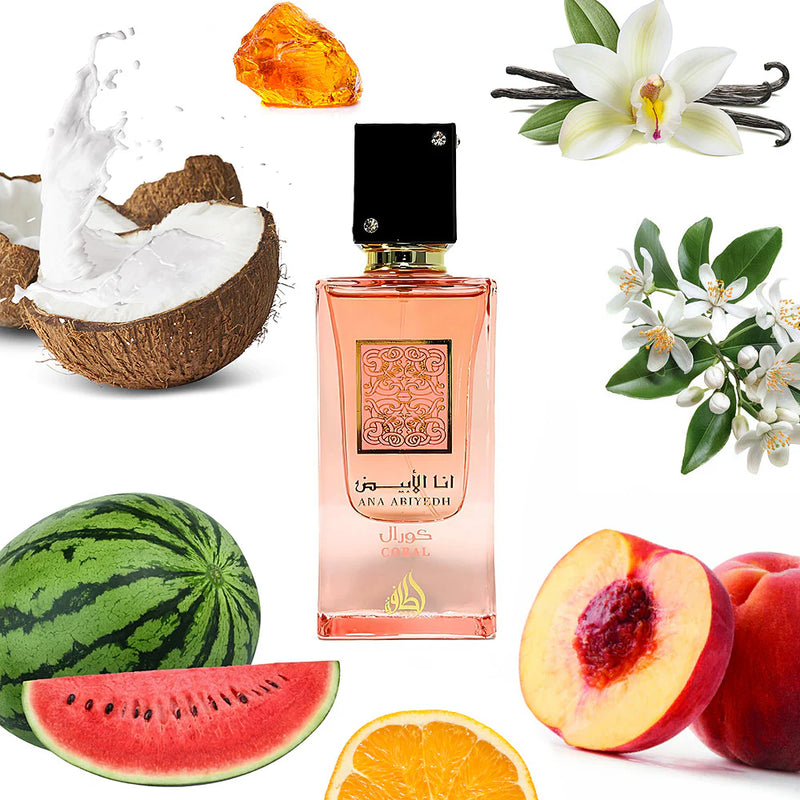 Lattafa Ana Abiyedh Coral Edp 60ml Mujer