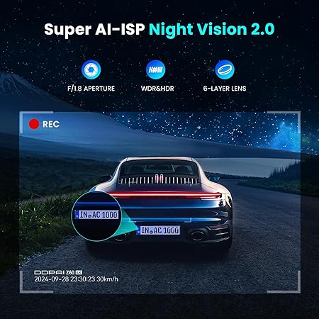 Camara DDpai Z60 4G Kit Frontal y Trasera 4K