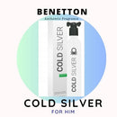 Benetton Cold Silver Edt 100ml Hombre