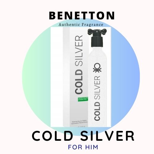 Benetton Cold Silver Edt 100ml Hombre