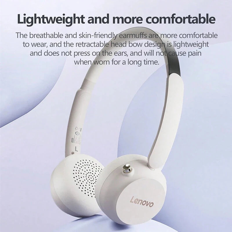 Audifonos Lenovo EB300 Blanco Bluetooth 5.4