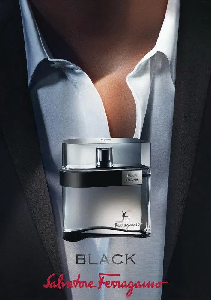 Salvatore Ferragamo F By Ferragamo Homme Black Edt 100ml