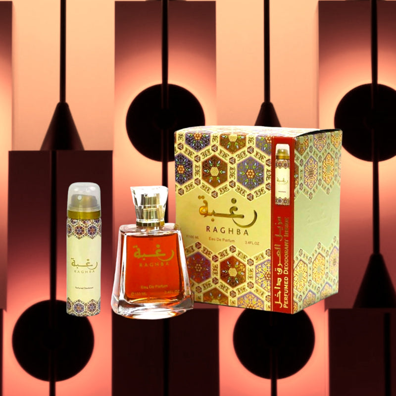 Lattafa Raghba Set Edp 100ml + Deo 50ml