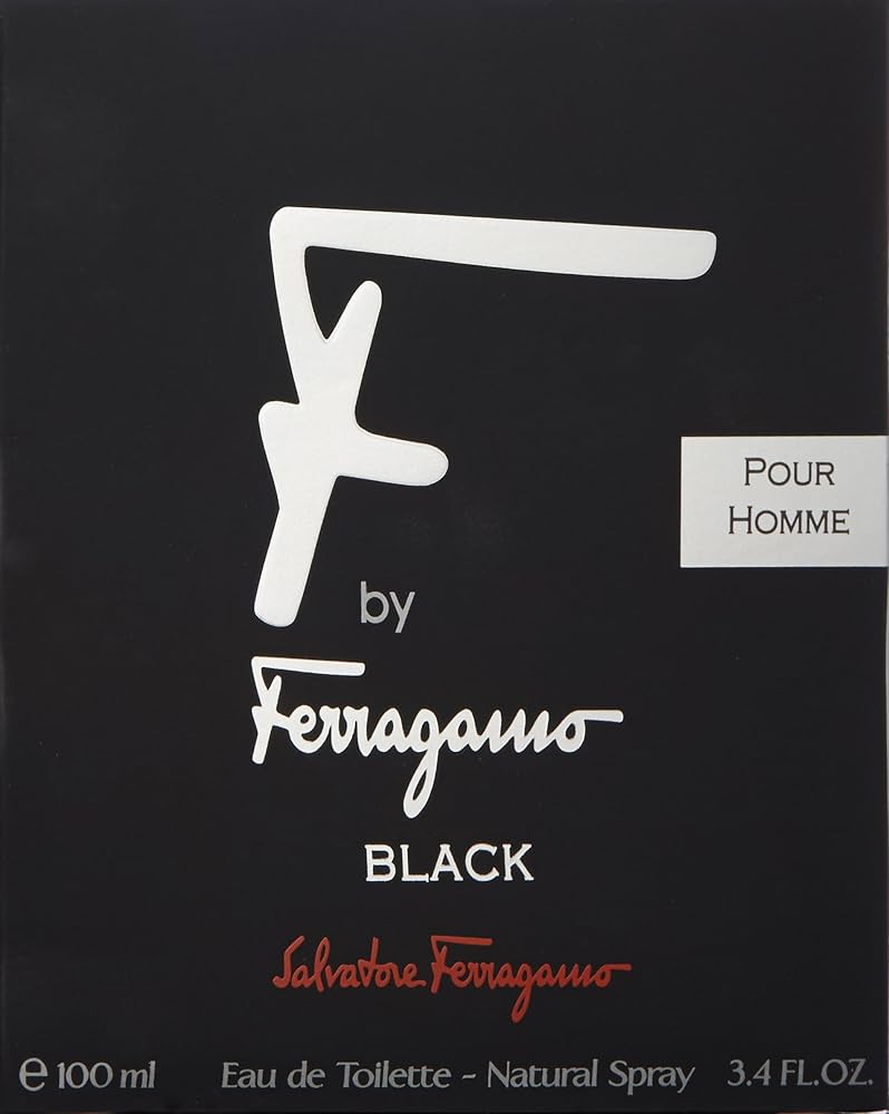 Salvatore Ferragamo F By Ferragamo Homme Black Edt 100ml
